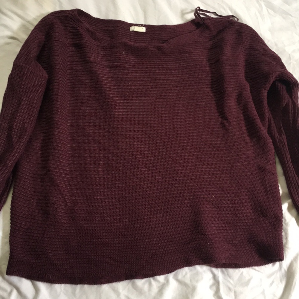 Purple/maroon sweater